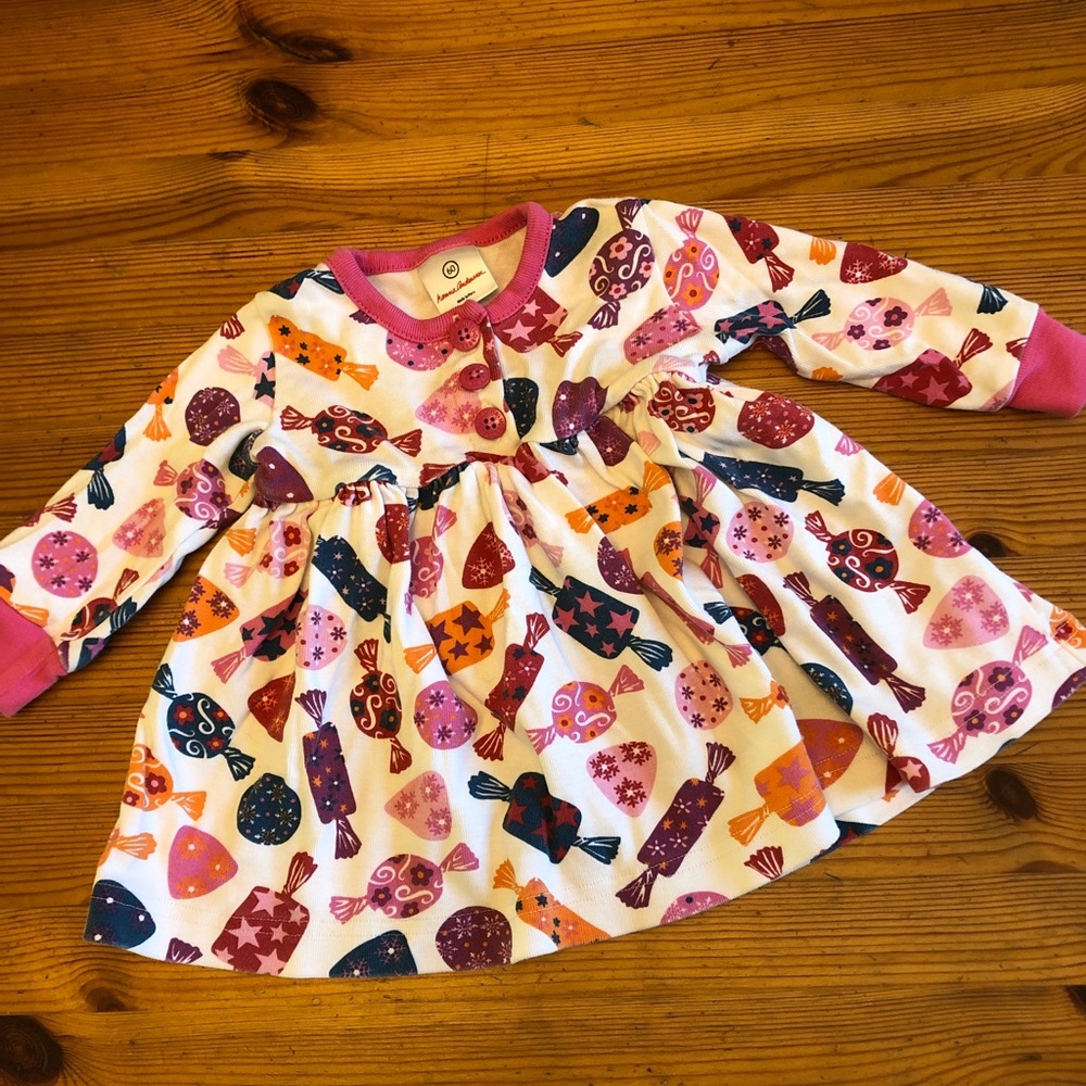 Hanna Andersson Infant Dress Size 60 Candy baby girl